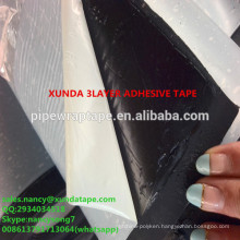 3 ply polyethylene cold applied tape for gas pipe